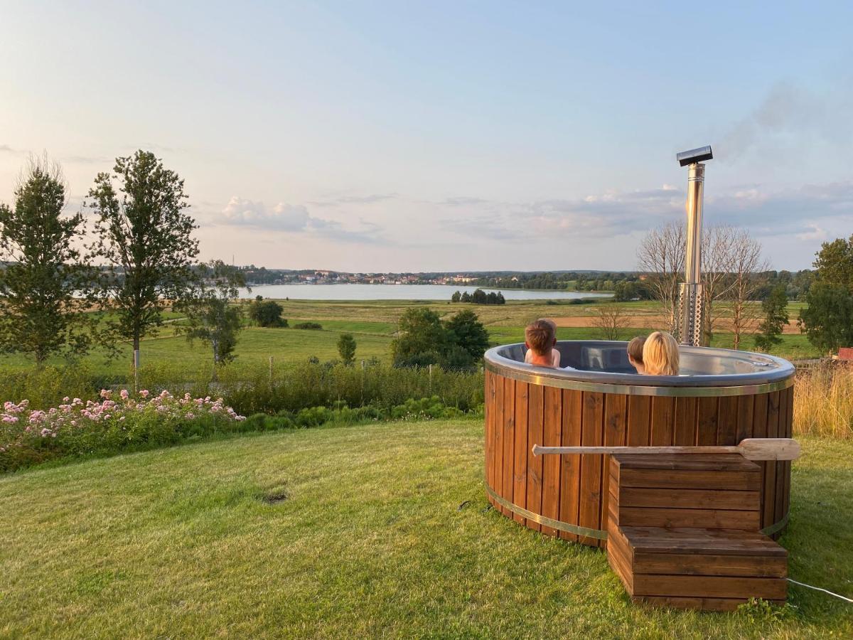 Luksusowy Apartament Ryn Mazury Widok Na Jezioro, Goraca Balia Exteriör bild